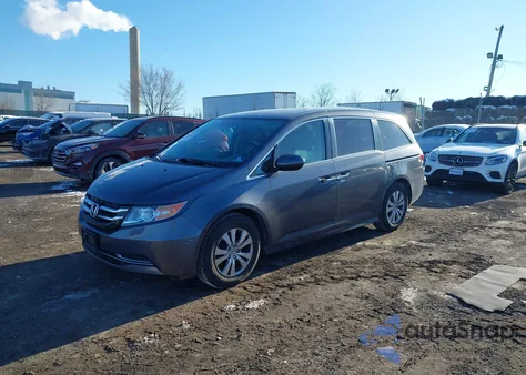 2016 Honda Odyssey Ex-L z USA, uszkodzony, nr VIN 5FNRL5H65GB106203